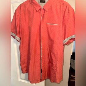 Men's Coral Short Sleeve Shirt